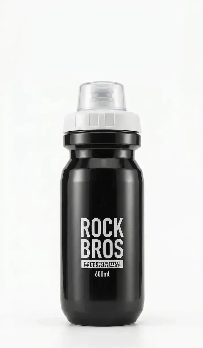 قارورة دراجات ROCKBROS سعة 600 مل بغطاء واقٍ من الغبار