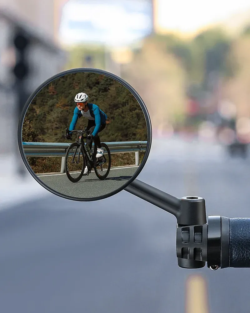 مرآة دراجة خلفية مضادة للوهج قابلة للتعديل 720° من WEST BIKING