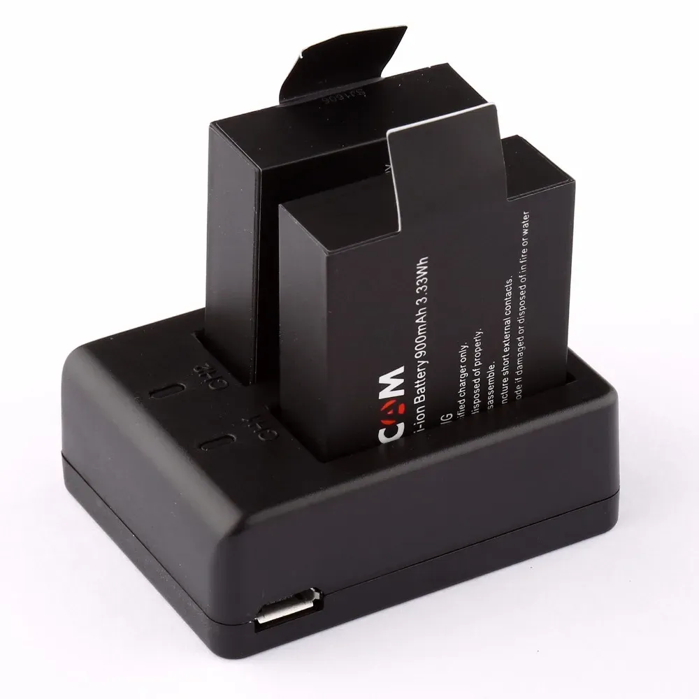 بطارية كاميرا أكشن SJCAM مع شاحن USB مزدوج