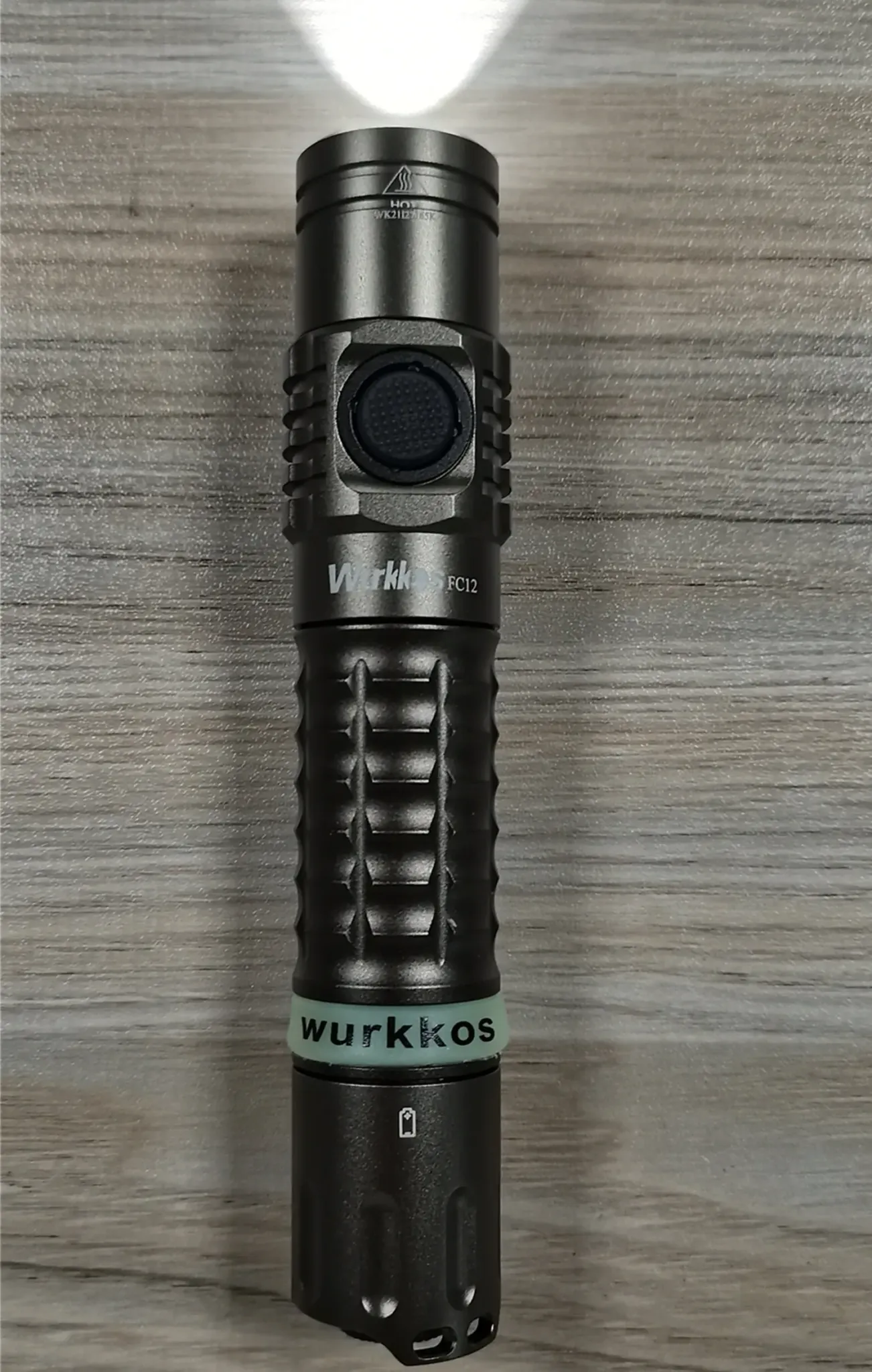 حلقة سيليكون مضيئة مضادة للانزلاق لمصابيح Wurkkos
