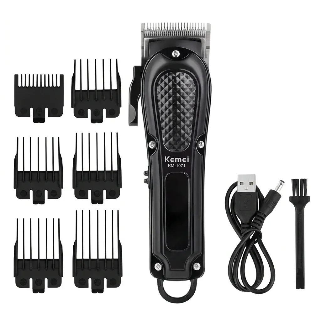 ماكينة Kemei KM-1071 مع ملحقاتها