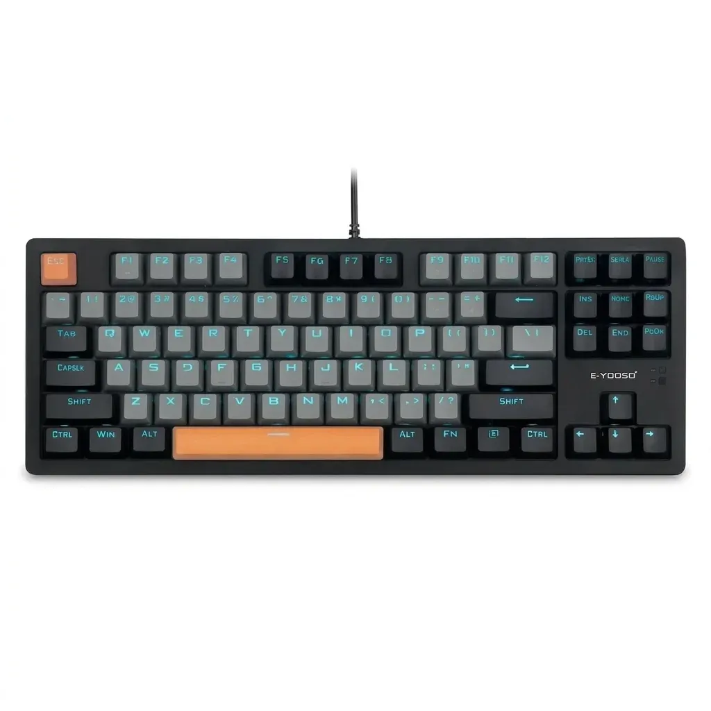 لوحة مفاتيح ميكانيكية مدمجة E-YOOSO K620 بإضاءة أحادية