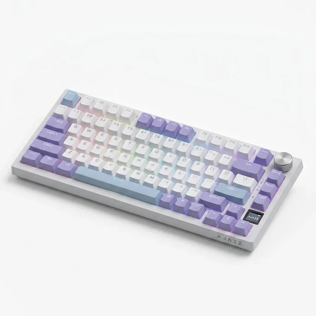 لوحة مفاتيح آجاز AK820 برو ميكانيكية مدمجة بإضاءة RGB