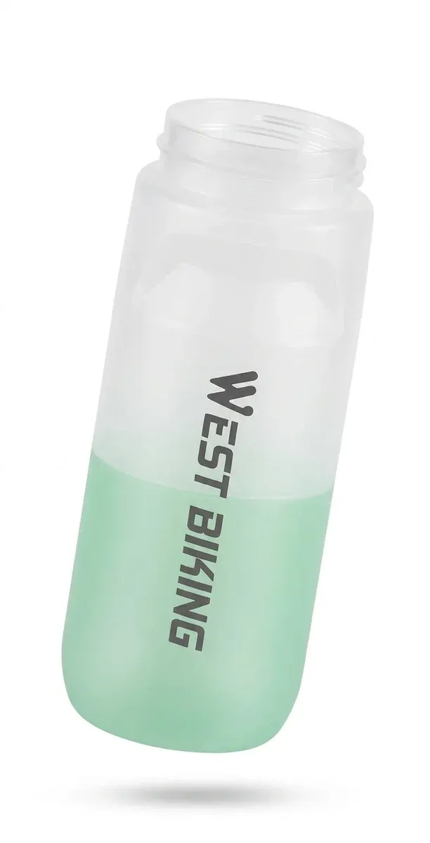 قارورة دراجات WEST BIKING خضراء وبيضاء