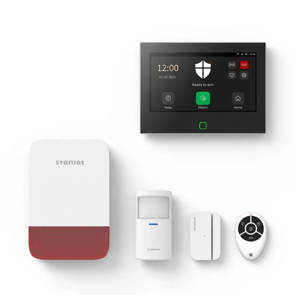 لوحة إنذار ستانيـوت مع حساسات وريموت